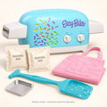 Illustrated bundle with genuine Easy-Bake Ultimate Oven, two baking mixes, one child-size apron, baking pan and pan tool.